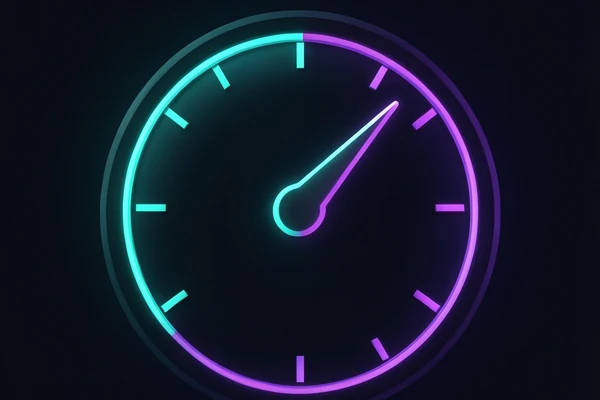 A thumbnail illustration of a circular RSI gauge with a needle
